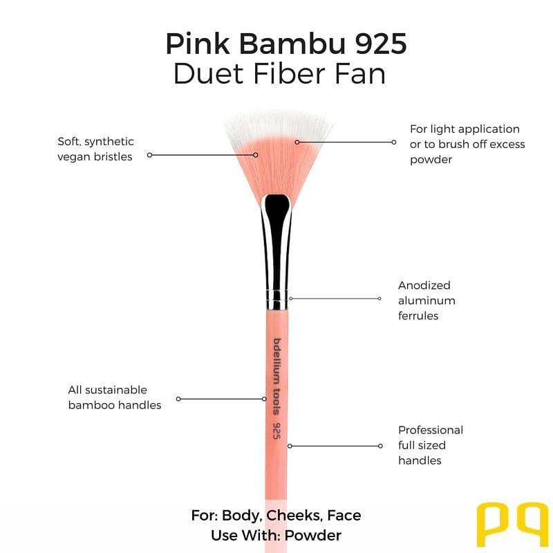 Pink Bambu 925 Duet Fiber Fan - Bdelliumtools