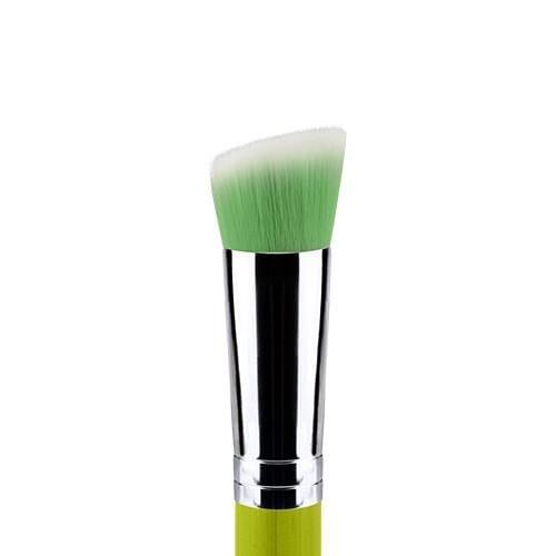 Green Bambu 954 Duet Fiber Slanted Kabuki - Bdellium Tools
