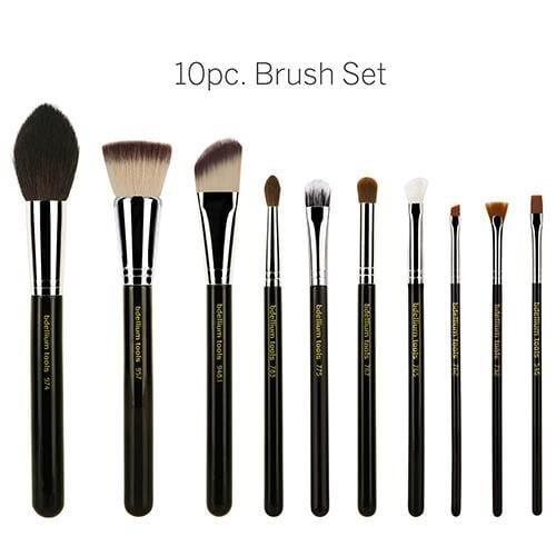 Maestro The Key Essential 10pc. Brush set with Roll-up Pouch - Bdellium Tools
