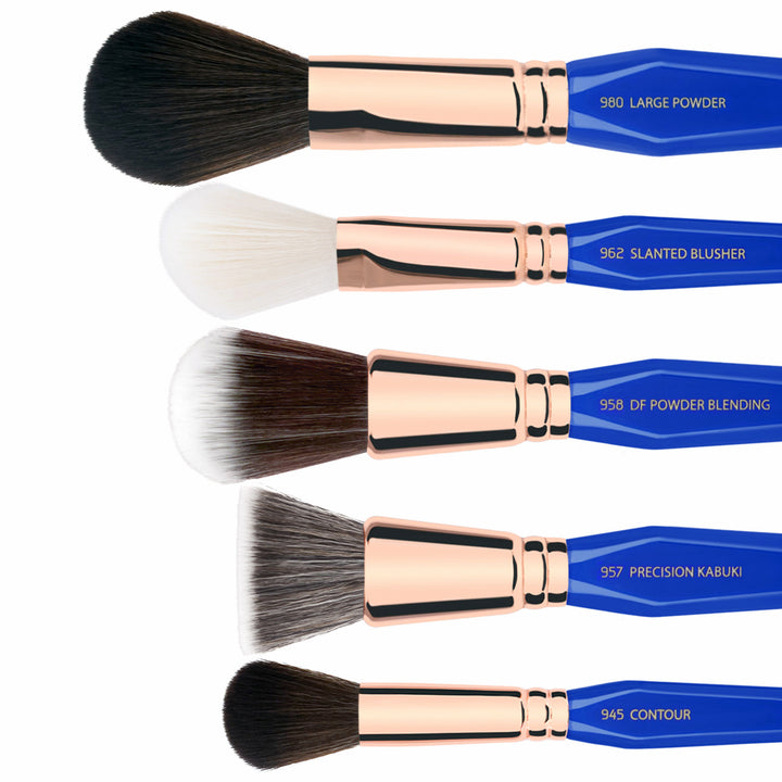 Golden Triangle PHASE I Complete 15pc. Brush Set with Pouch
