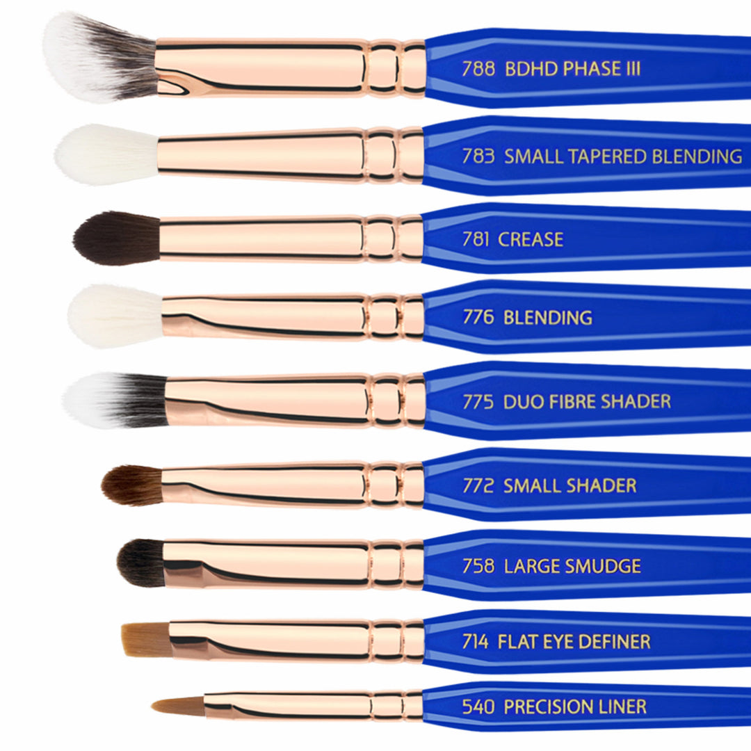 Golden Triangle Phase III Complete 15pc. Brush Set with Pouch
