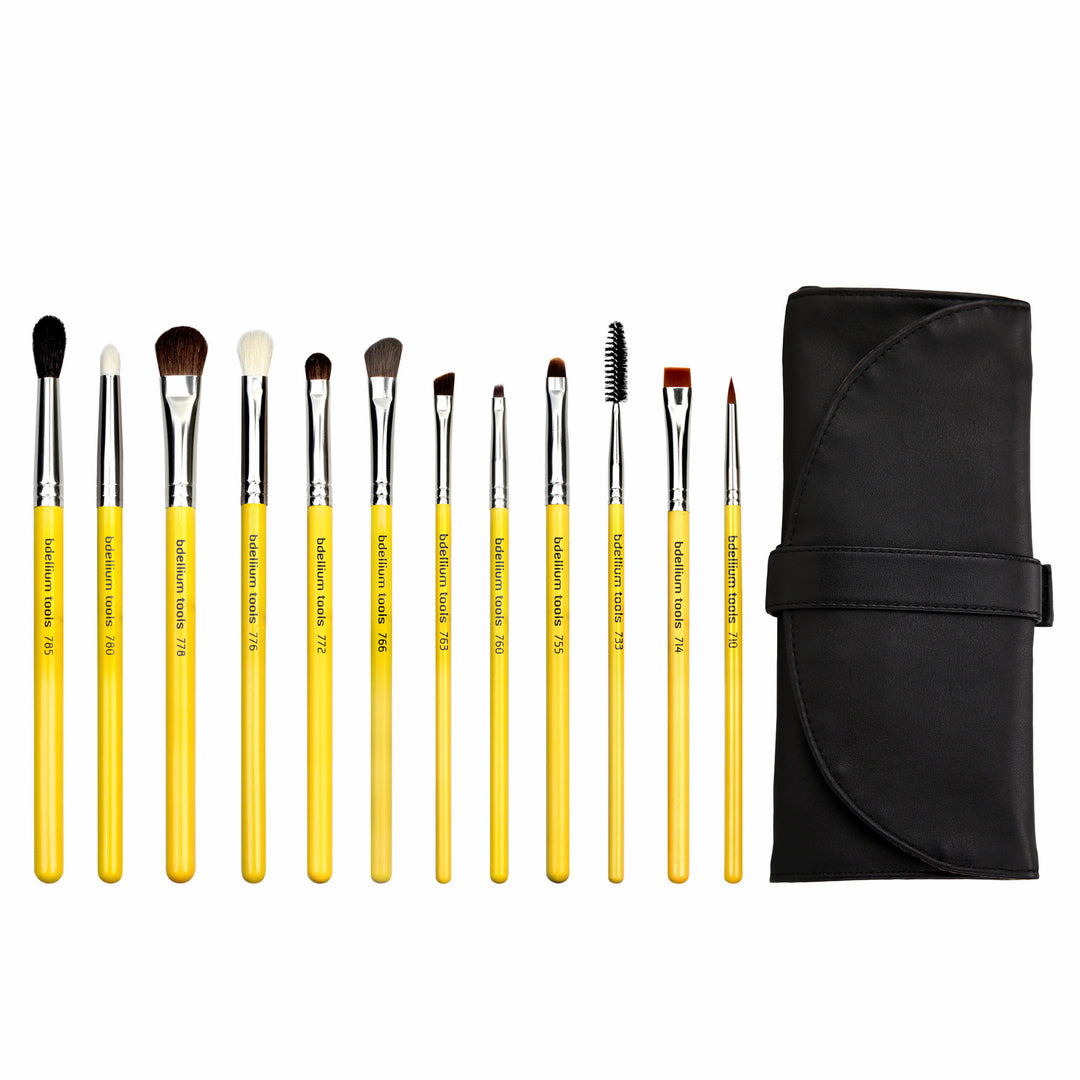 Studio Eyes 12pc. Brush Set with Roll-up Pouch