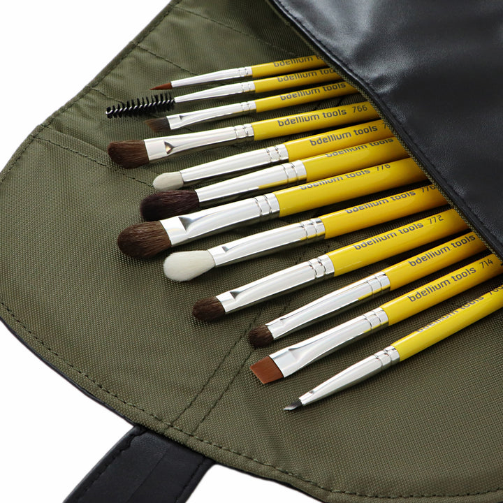 Studio Eyes 12pc. Brush Set with Roll-up Pouch
