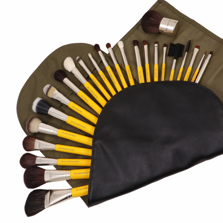 Studio Luxury 24pc. Brush Set with Roll-up Pouch