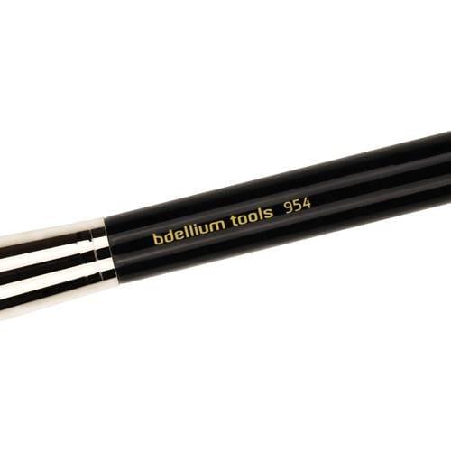 Bdellium Tools Makeup Pinsel Maestro Series – Duet Fiber Schrägkopf-Kabuki 954 Für Makelloses Finish