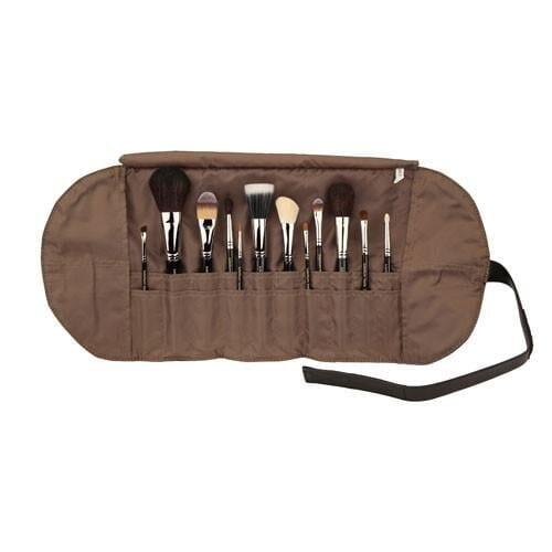 Maestro Complete 12pc. Brush Set with Roll-up Pouch - Bdelliumtools