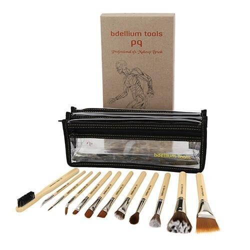 SFX Brush Set 12 pc. with Double Pouch (1st Collection) - Bdelliumtools