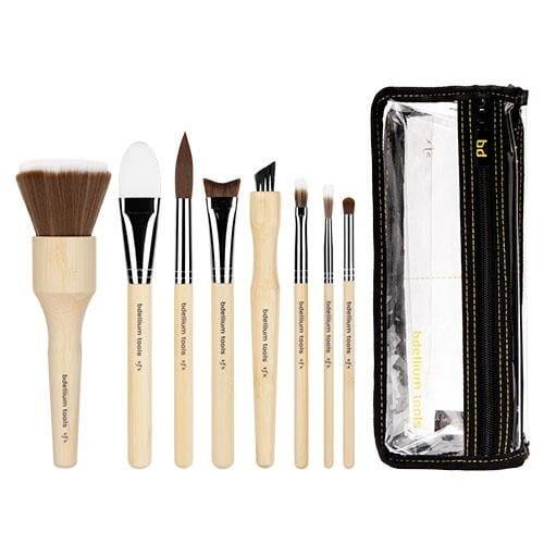 SFX Brush Set 8 pc. with Double Pouch (3rd Collection) - Bdellium Tools