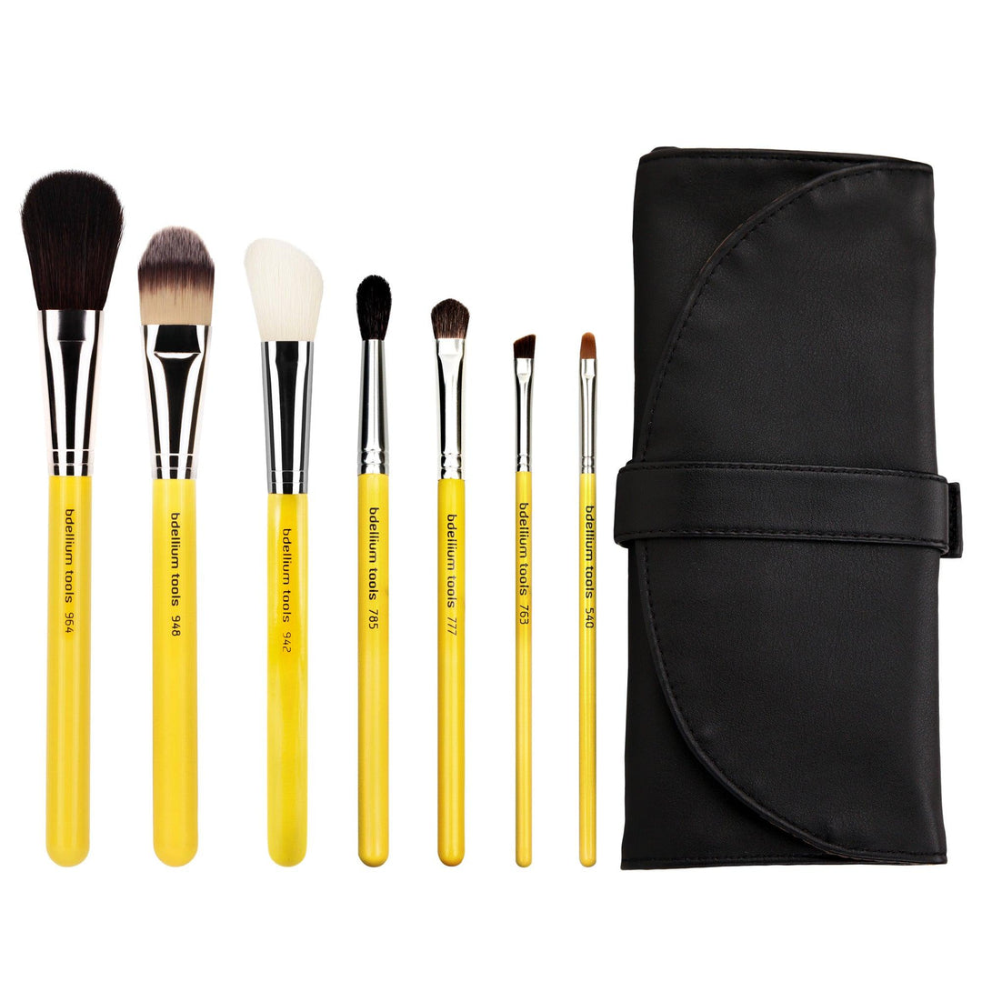 Studio Basic 7pc. Brush Set with Roll-up Pouch - Bdellium Tools