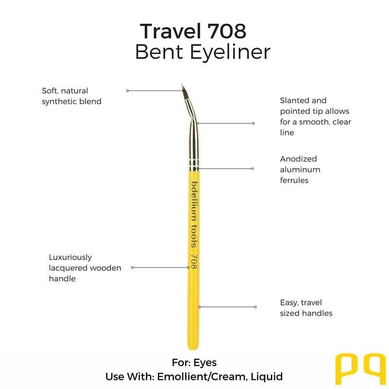 Travel 708 Bent Eyeliner - Bdelliumtools