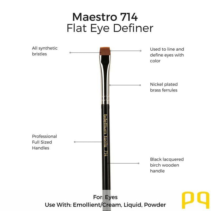 Maestro 714 Flat Eye Definer - Bdellium Tools