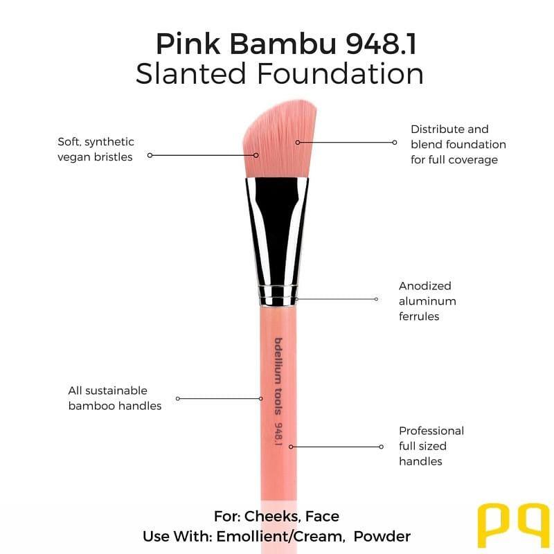 Pink Bambu 948.1 Slanted Foundation - Bdellium Tools