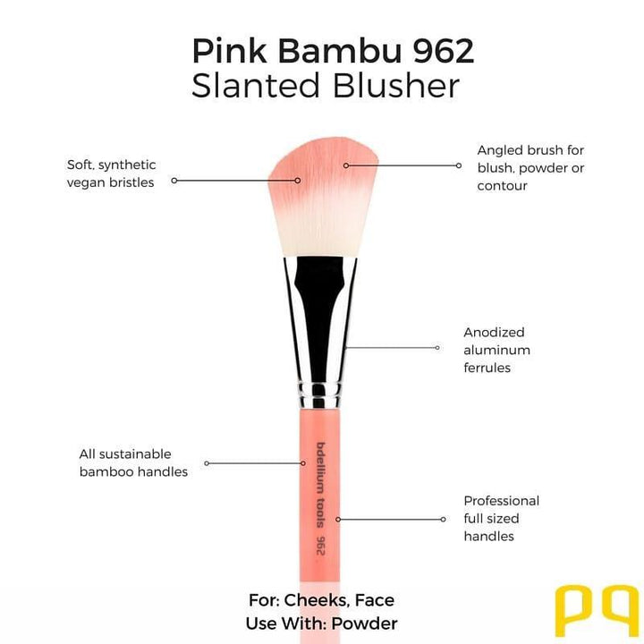 Pink Bambu 962 Slanted Blusher - Bdellium Tools