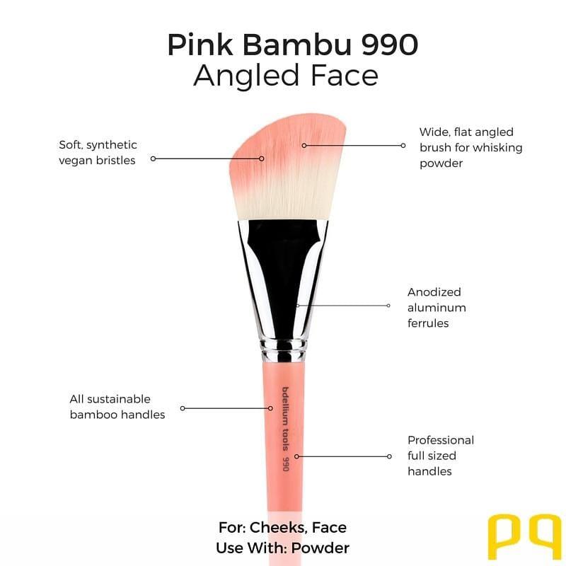 Pink Bambu 990 Angled Face - Bdellium Tools